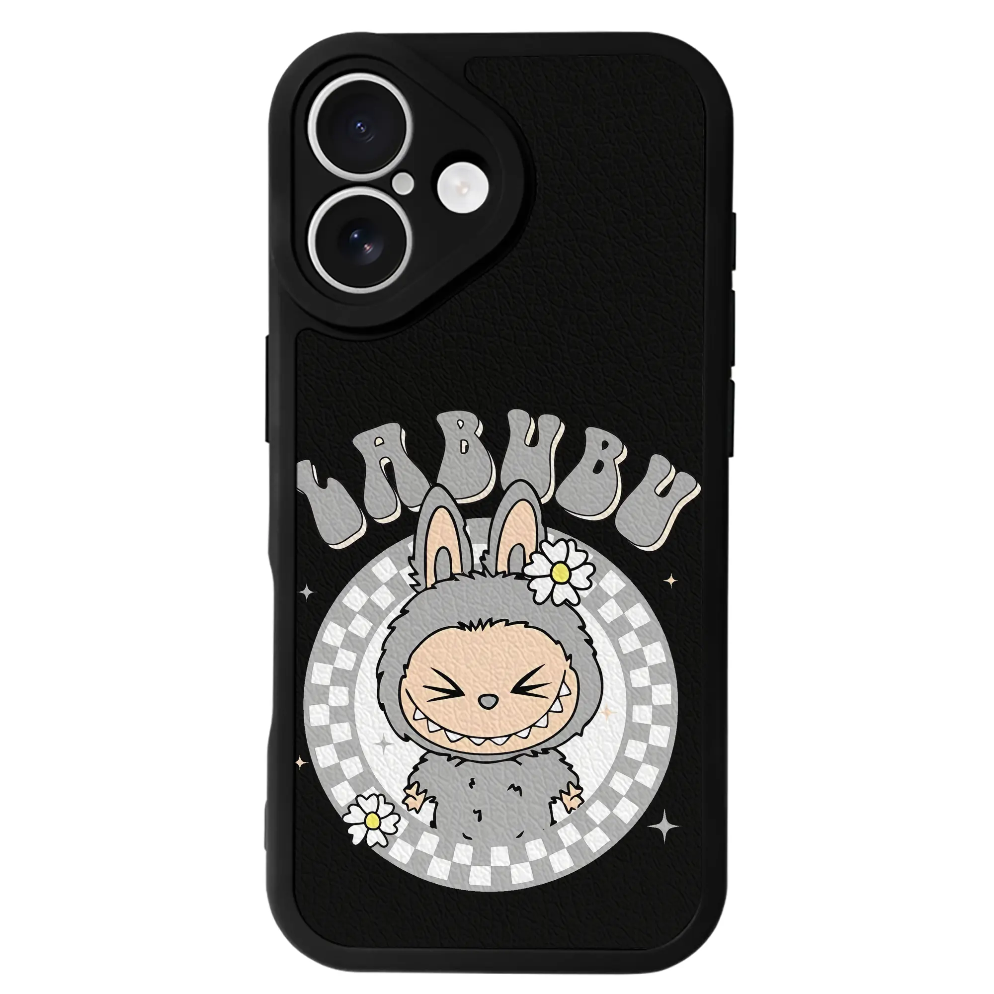 ラブブ グッズ ラブブ - IPhone 16シリーズ対応 ・ シリコンスマホケース ・ レザー調 ・ 高精度フィット ・ 耐衝撃 ・ ワイヤレス充電対応 ・ 精密カット